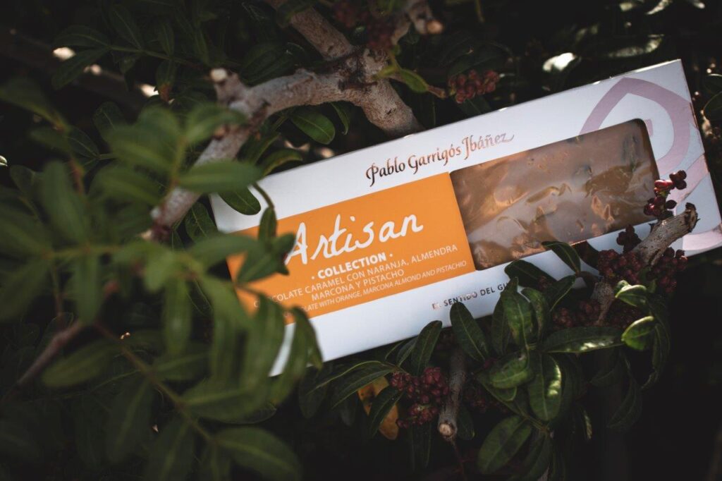 Chocolate caramel naranja, almendra marcona y pistacho Artisan Collection de Pablo Garrigós Ibáñez