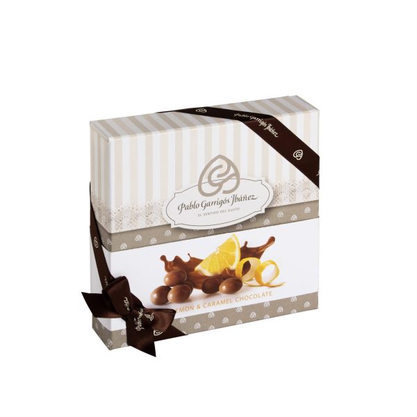 chocolats au citron et au caramel chocolat vintage